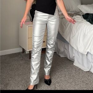 Superdown Silver Jeans